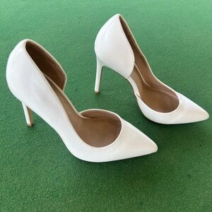 Elegant White Stiletto Heels